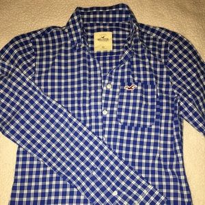 Hollister plaid shirt